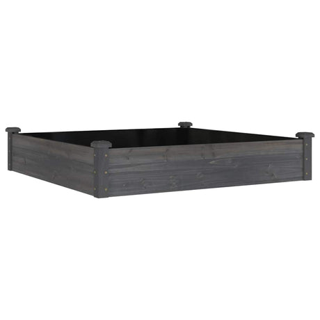 Vidaxx planter hævet med foring 120x120x25 cm fyrretræ
