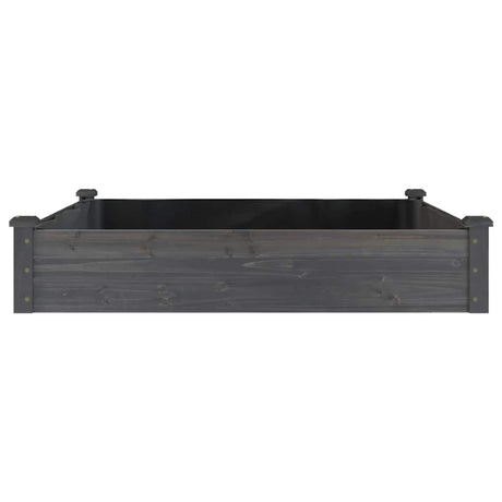 Vidaxx planter hævet med foring 120x120x25 cm fyrretræ