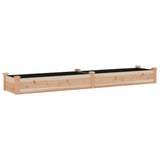 Vidaxx planter hævet med foring 240x45x25 cm fast fyrretræ
