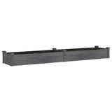 Vidaxx planter hævet med foring 240x45x25 cm fyrretræ