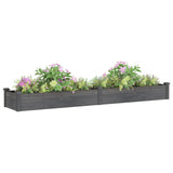 Vidaxx planter hævet med foring 240x45x25 cm fyrretræ