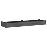 Vidaxx planter hævet med foring 240x60x25 cm fyrretræ