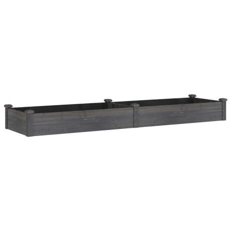 Vidaxx planter hævet med foring 240x60x25 cm fyrretræ