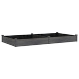 Vidaxx planter hævet med foring 240x120x25 cm fyrretræ