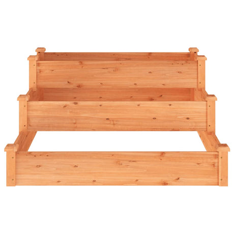 Vidaxx planter hævet 120x120x56 cm fast fyrretræ brun