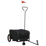 Vidaxl Bicycle Trailer 30 kg Iron Black