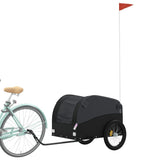 Vidaxl Bicycle Trailer 45 kg Iron Black