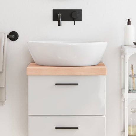 Vidaxx Washbasin Top 40x30x (2-6) cm ubehandlet fast træ