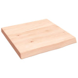 Vidaxx Washbasin Top 40x40x (2-4) cm ubehandlet fast træ