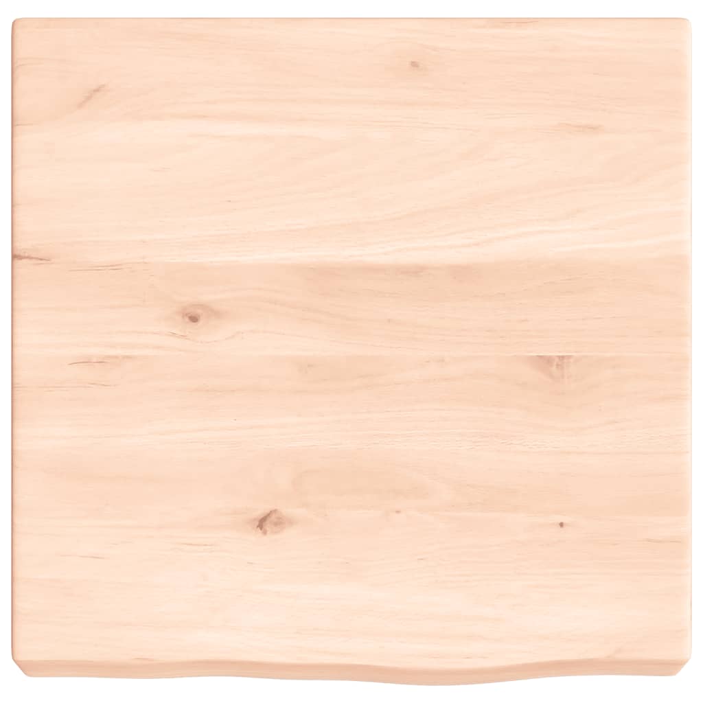 Vidaxx Washbasin Top 40x40x (2-6) cm ubehandlet fast træ