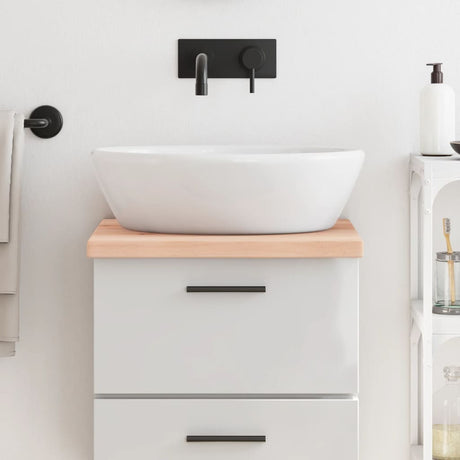 Vidaxx Washbasin Top 40x50x (2-4) cm ubehandlet fast træ