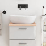 Vidaxx Washbasin Top 40x60x2 cm ubehandlet fast træ