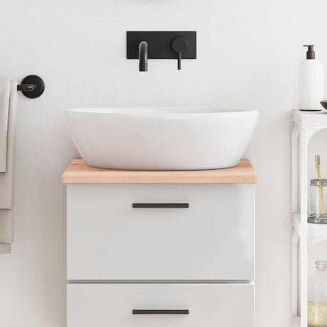 Vidaxx Washbasin Top 40x60x2 cm ubehandlet fast træ