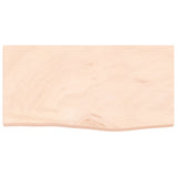 Vidaxx Washbasin Top 60x30x2 cm Ubehandlet fast træ