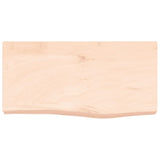 Vidaxx håndvasktop 60x30x (2-6) cm ubehandlet massivt træ