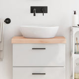 Vidaxx håndvasktop 60x30x (2-6) cm ubehandlet massivt træ