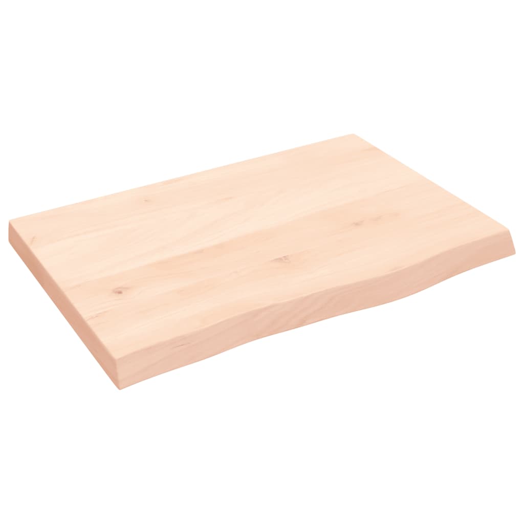 Vidaxx Washbasin Top 60x40x (2-4) cm ubehandlet fast træ