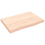 Vidaxx Washbasin Top 60x40x (2-4) cm ubehandlet fast træ