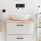 Vidaxx Washbasin Top 60x40x (2-4) cm ubehandlet fast træ