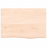 Vidaxx håndvasktop 60x40x (2-6) cm ubehandlet massivt træ