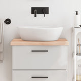 Vidaxx håndvasktop 60x50x (2-4) cm ubehandlet massivt træ