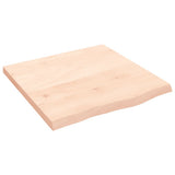 Vidaxx Washbasin Top 60x60x (2-4) cm ubehandlet fast træ