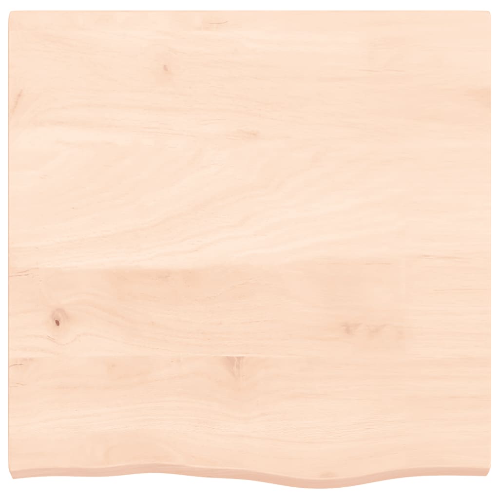 Vidaxx Washbasin Top 60x60x (2-4) cm ubehandlet fast træ