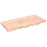 Vidaxx håndvasktop 80x40x (2-4) cm ubehandlet massivt træ