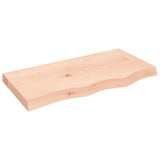Vidaxx håndvasktop 80x40x (2-6) cm ubehandlet massivt træ