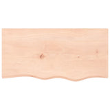 Vidaxx håndvasktop 80x40x (2-6) cm ubehandlet massivt træ