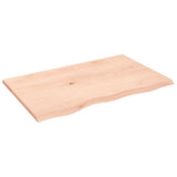 Vidaxx Washbasin Top 80x50x2 cm ubehandlet fast træ