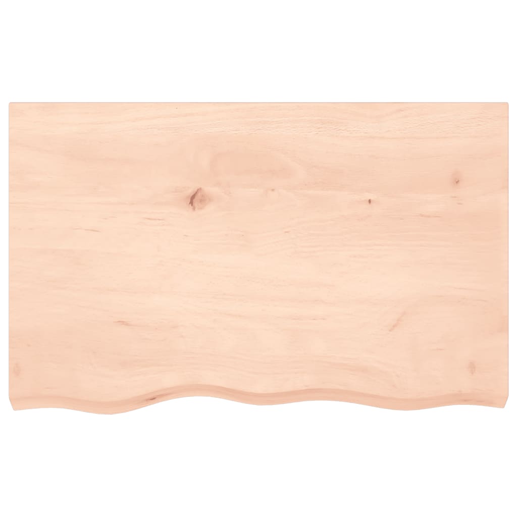 Vidaxx Washbasin Top 80x50x2 cm ubehandlet fast træ