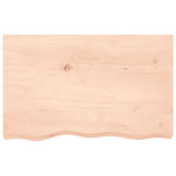 Vidaxx Washbasin Top 80x50x (2-4) cm ubehandlet fast træ