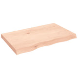 Vidaxx håndvasktop 80x50x (2-6) cm ubehandlet massivt træ