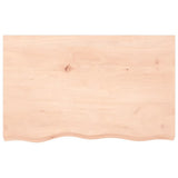 Vidaxx håndvasktop 80x50x (2-6) cm ubehandlet massivt træ