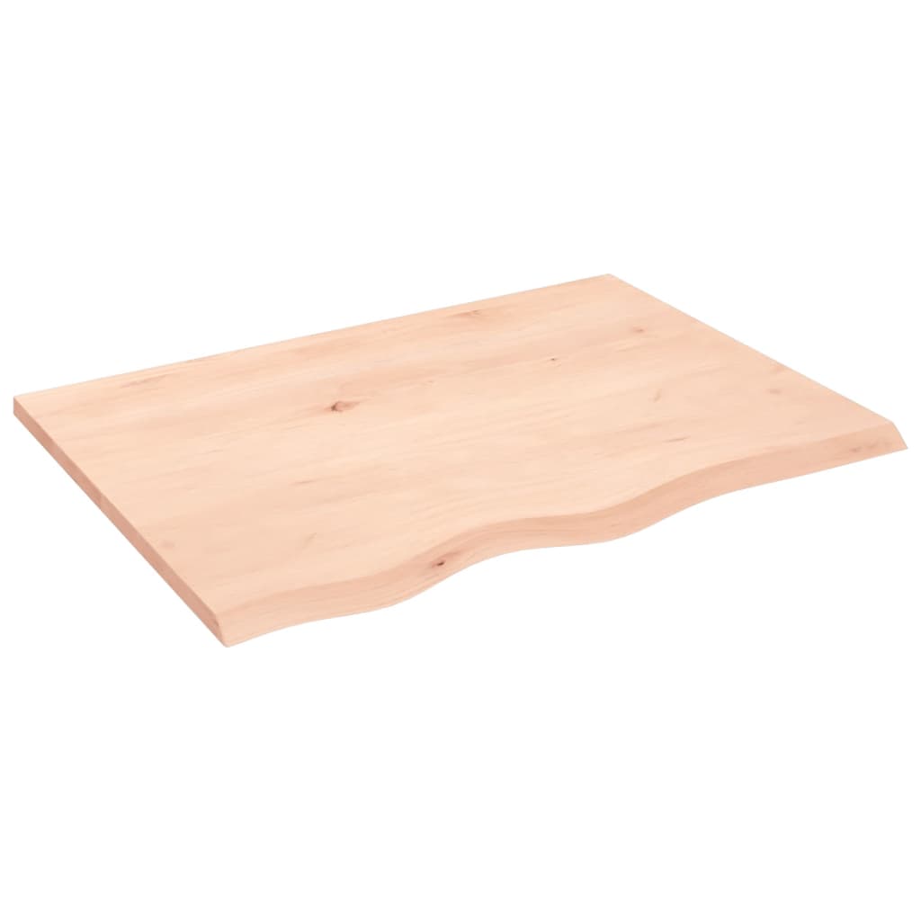 Vidaxx Washbasin Top 80x60x2 cm ubehandlet fast træ