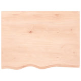 Vidaxx Washbasin Top 80x60x2 cm ubehandlet fast træ