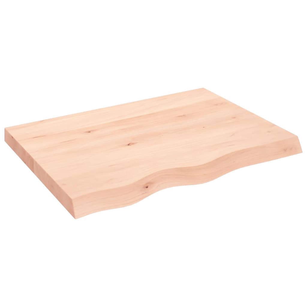 Vidaxx Washbasin Top 80x60x (2-6) cm ubehandlet fast træ