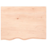 Vidaxx Washbasin Top 80x60x (2-6) cm ubehandlet fast træ