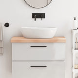 Vidaxx Washbasin Top 80x60x (2-6) cm ubehandlet fast træ