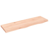 Vidaxx Washbasin Top 100x30x (2-4) cm ubehandlet fast træ