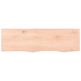Vidaxx Washbasin Top 100x30x (2-4) cm ubehandlet fast træ