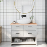 Vidaxx Washbasin Top 100x40x2 cm ubehandlet fast træ