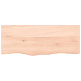 Vidaxx håndvasktop 100x40x (2-4) cm ubehandlet massivt træ