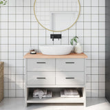 Vidaxx håndvasktop 100x40x (2-4) cm ubehandlet massivt træ