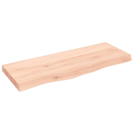 Vidaxx Washbasin Top 100x40x (2-6) cm ubehandlet fast træ