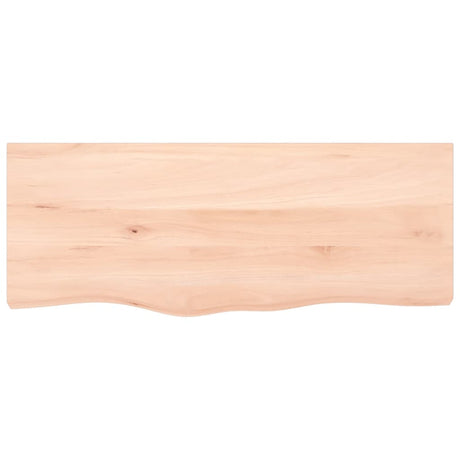 Vidaxx Washbasin Top 100x40x (2-6) cm ubehandlet fast træ