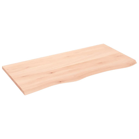 Vidaxx håndvasktop 100x50x2 cm ubehandlet massivt træ