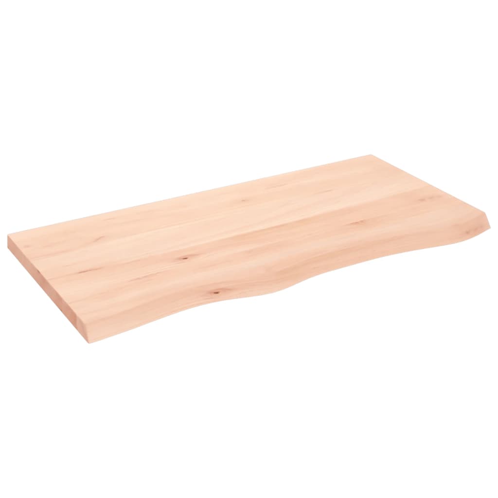 Vidaxx Washbasin Top 100x50x (2-4) cm ubehandlet fast træ
