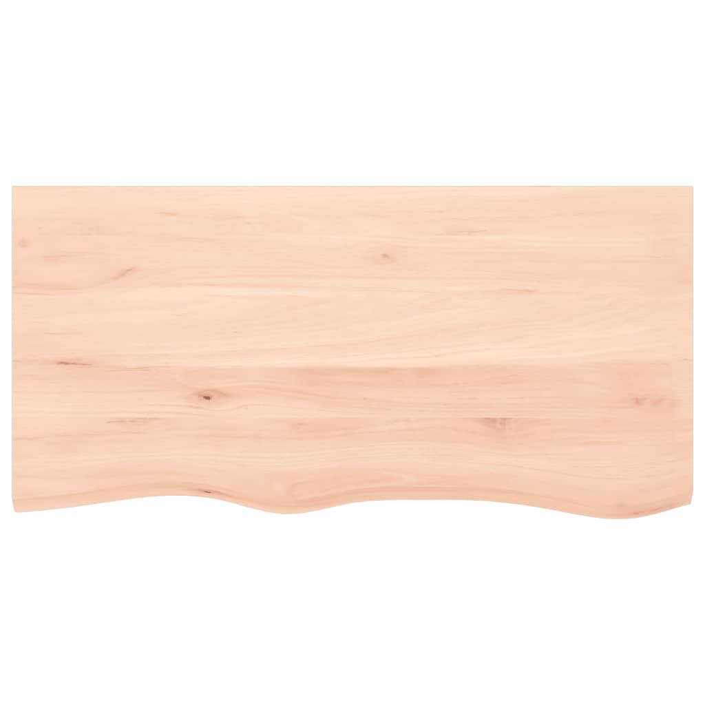 Vidaxx Washbasin Top 100x50x (2-4) cm ubehandlet fast træ